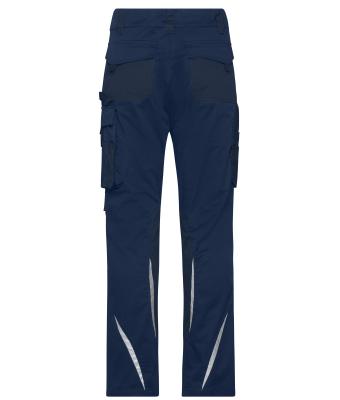 Unisex Workwear Pants Slim Line  - STRONG -   GRS Navy/navy 10430