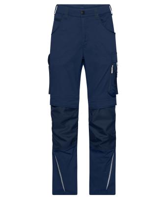 Unisex Workwear Pants Slim Line  - STRONG -   GRS Navy/navy 10430