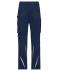 Unisex Workwear Pants Slim Line  - STRONG -   GRS Navy/navy 10430