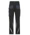 Unisex Workwear Pants Slim Line  - STRONG -   GRS Black/carbon 10430