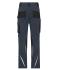Unisex Workwear Pants Slim Line  - STRONG -   GRS Carbon/black 10430