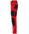 Unisex Workwear Pants Slim Line  - STRONG -   GRS Red/black 10430