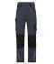 Unisex Workwear Pants Slim Line  - STRONG -   GRS Carbon/black 10430