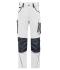 Unisex Workwear Pants Slim Line  - STRONG -   GRS White/carbon 10430