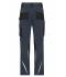 Unisex Workwear Pants Slim Line  - STRONG - Carbon/black 10430