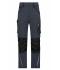 Unisex Workwear Pants Slim Line  - STRONG - Carbon/black 10430