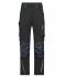 Unisex Workwear Pants Slim Line  - STRONG - Black/carbon 10430