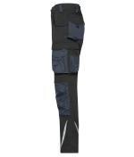 Unisex Workwear Pants Slim Line - STRONG - GRS & OCS Blended Black/carbon 10430
