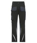 Unisex Workwear Pants Slim Line - STRONG - GRS & OCS Blended Black/carbon 10430