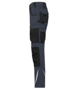 Unisex Workwear Pants Slim Line - STRONG - GRS & OCS Blended Carbon/black 10430