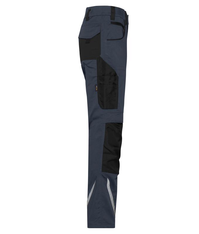 Unisex Workwear Pants Slim Line - STRONG - GRS & OCS Blended Carbon/black 10430