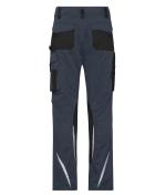 Unisex Workwear Pants Slim Line - STRONG - GRS & OCS Blended Carbon/black 10430