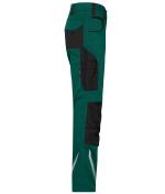 Unisex Workwear Pants Slim Line - STRONG - GRS & OCS Blended Dark-green/black 10430