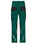 Unisex Workwear Pants Slim Line - STRONG - GRS & OCS Blended Dark-green/black 10430