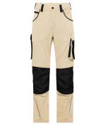 Unisex Workwear Pants Slim Line - STRONG - GRS & OCS Blended Stone/black 10430