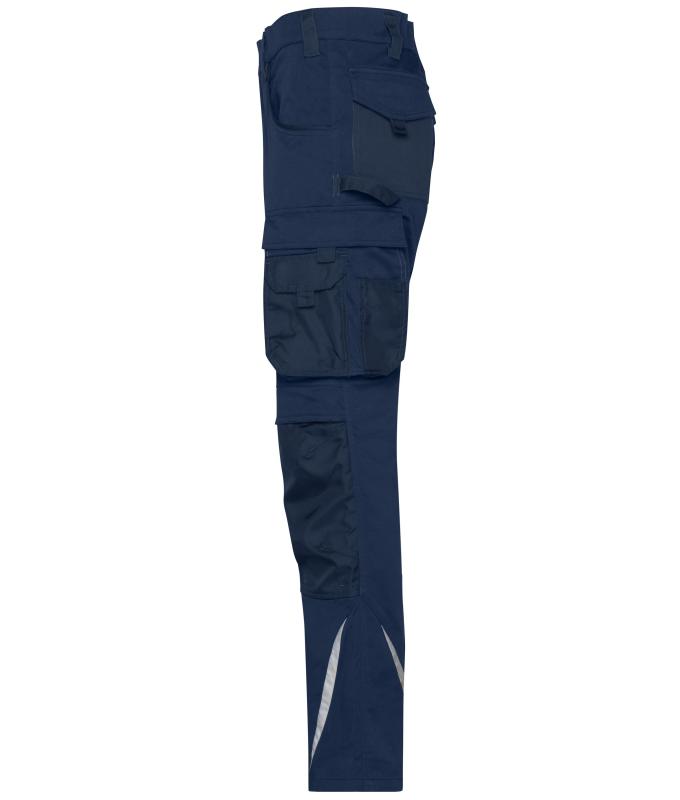 Unisex Workwear Pants Slim Line - STRONG - GRS & OCS Blended Navy/navy 10430