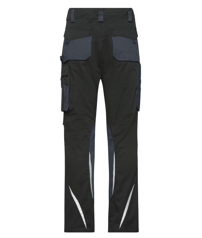 Unisex Workwear Pants Slim Line - STRONG - GRS & OCS Blended Black/carbon 10430