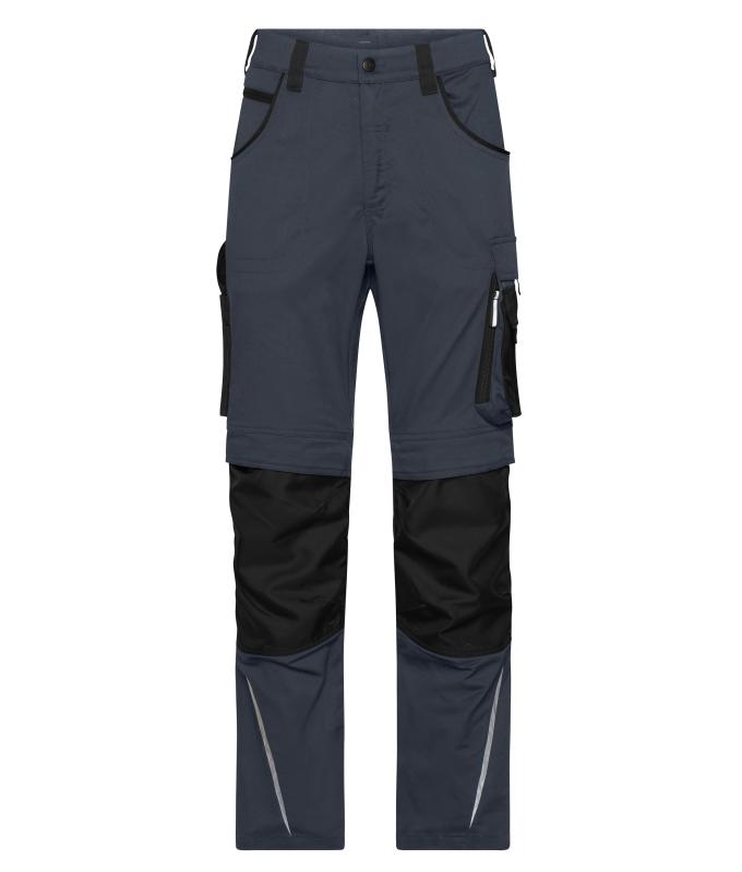 Unisex Workwear Pants Slim Line - STRONG - GRS & OCS Blended Carbon/black 10430