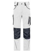 Unisex Workwear Pants Slim Line - STRONG - GRS & OCS Blended White/carbon 10430