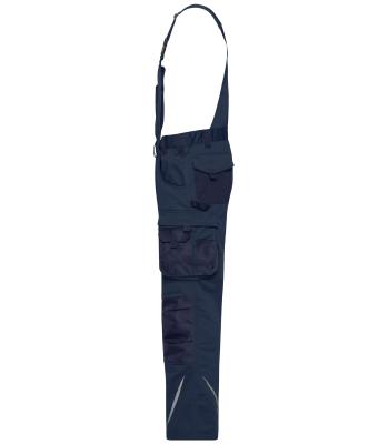 Unisex Workwear Pants with Bib - STRONG -   GRS & OCS Blended Navy/navy 10437