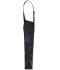 Unisex Workwear Pants with Bib - STRONG -   GRS Black/carbon 10437