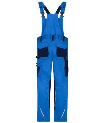 Unisex Workwear Pants with Bib - STRONG -   GRS Royal/navy 10437