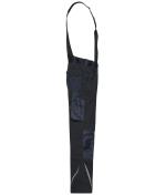 Unisex Workwear Pants with Bib - STRONG - GRS & OCS Blended Black/carbon 10437