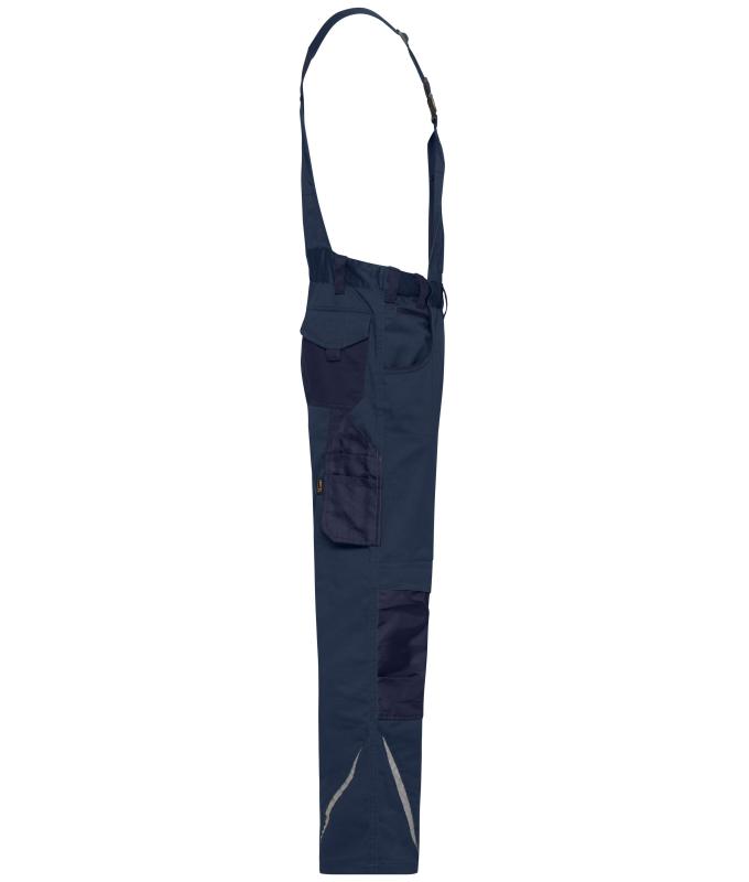 Unisex Workwear Pants with Bib - STRONG - GRS & OCS Blended Navy/navy 10437