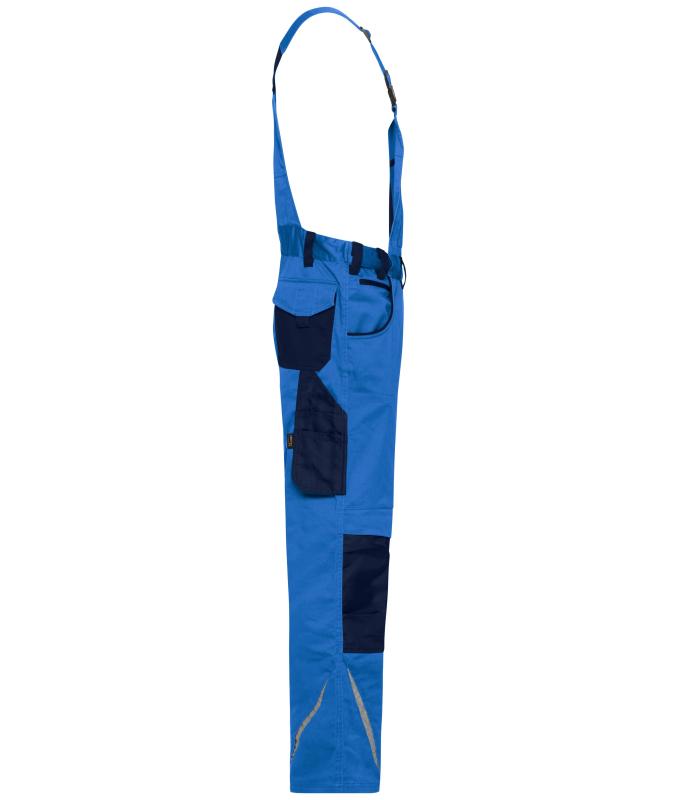 Unisex Workwear Pants with Bib - STRONG - GRS & OCS Blended Royal/navy 10437