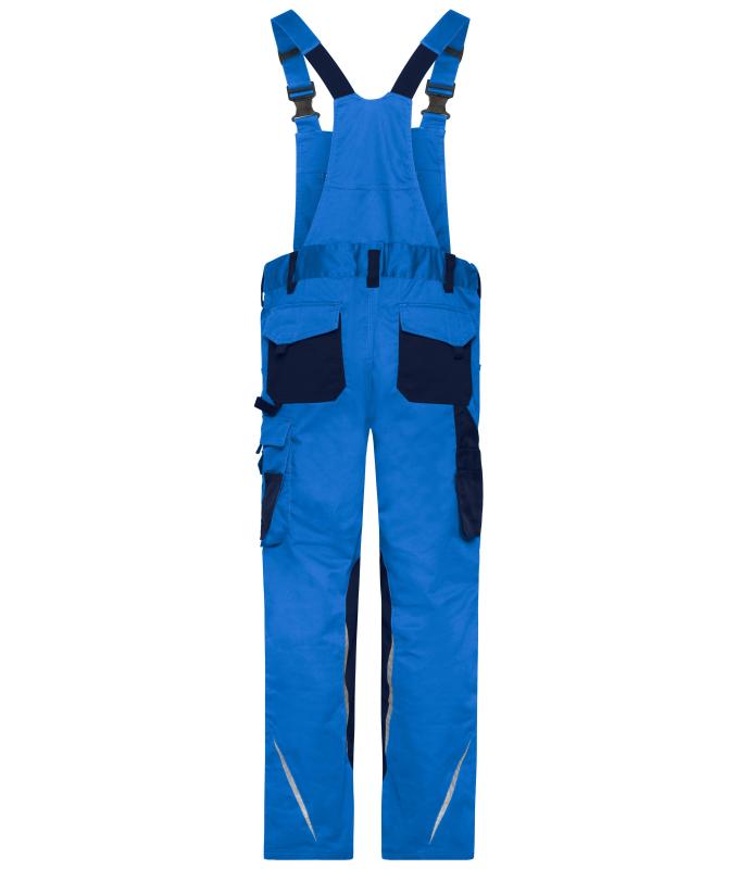 Unisex Workwear Pants with Bib - STRONG - GRS & OCS Blended Royal/navy 10437