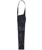 Unisex Workwear Pants with Bib - STRONG - GRS & OCS Blended Black/carbon 10437