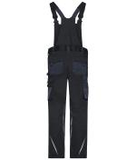 Unisex Workwear Pants with Bib - STRONG - GRS & OCS Blended Black/carbon 10437