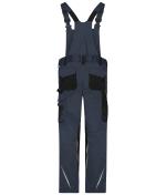 Unisex Workwear Pants with Bib - STRONG - GRS & OCS Blended Carbon/black 10437