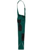 Unisex Workwear Pants with Bib - STRONG - GRS & OCS Blended Dark-green/black 10437