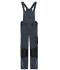 Unisex Workwear Pants with Bib - STRONG - GRS & OCS Blended Carbon/black 10437