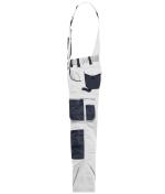 Unisex Workwear Pants with Bib - STRONG - GRS & OCS Blended White/carbon 10437
