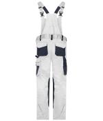 Unisex Workwear Pants with Bib - STRONG - GRS & OCS Blended White/carbon 10437