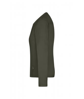 Damen Ladies' Workwear-Long-Sleeved-T   OCS Blended Olive 10525