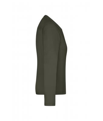 Ladies Ladies' Workwear-Long-Sleeved-T   OCS Blended Olive 10525
