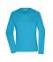 Damen Ladies' Workwear-Long-Sleeved-T   OCS Blended Turquoise 10525