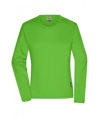 Ladies Ladies' Workwear-Long-Sleeved-T   OCS Blended Lime-green 10525