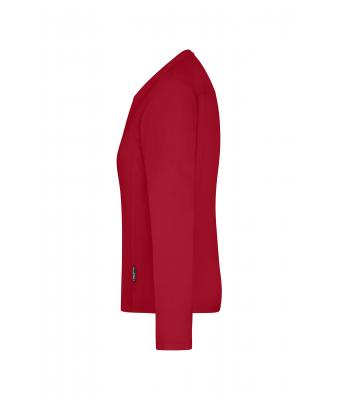 Ladies Ladies' Workwear-Long-Sleeved-T   OCS Blended Red 10525