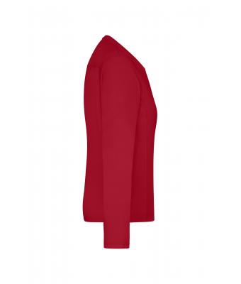 Ladies Ladies' Workwear-Long-Sleeved-T   OCS Blended Red 10525