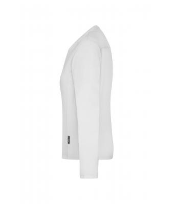 Damen Ladies' Workwear-Long-Sleeved-T   OCS Blended White 10525
