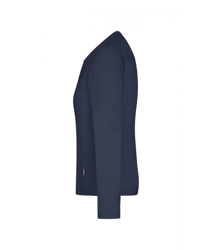Damen Ladies' Workwear-Long-Sleeved-T OCS Blended Navy 10525