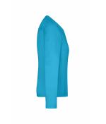 Ladies Ladies' Workwear-Long-Sleeved-T OCS Blended Turquoise 10525