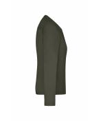 Damen Ladies' Workwear-Long-Sleeved-T OCS Blended Olive 10525