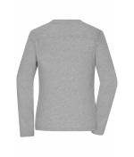 Damen Ladies' Workwear-Long-Sleeved-T OCS Blended Grey-heather 10525