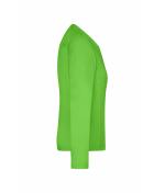 Ladies Ladies' Workwear-Long-Sleeved-T OCS Blended Lime-green 10525