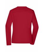 Ladies Ladies' Workwear-Long-Sleeved-T OCS Blended Red 10525